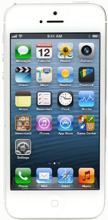 Смартфон Apple iPhone 5 64Gb White & Silver - Петрозаводск